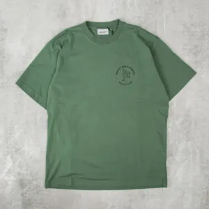 Carhartt WIP Stamp Tee - Duck Green / Black Stonewashed