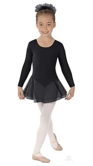 Long Sleeve Dress Leotard 10465C