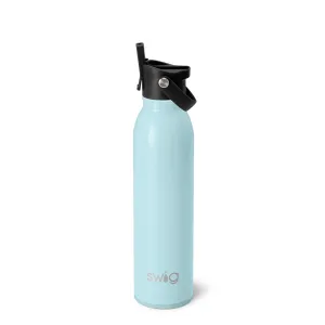 Shimmer Aquamarine Flip   Sip Bottle 20oz