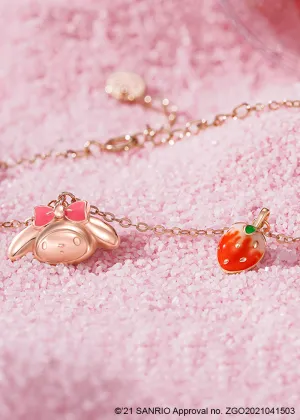 Sweet My Melody sterling silver bracelet with pendants - TIDE COLOR x SANRIO