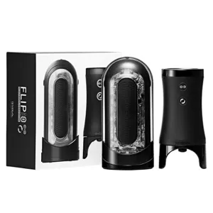 Tenga - Flip Zero 0 Electronic Vibrotation Male Masturbator (Black)